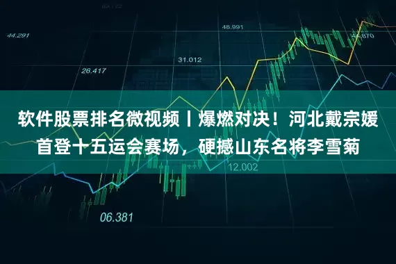软件股票排名微视频丨爆燃对决！河北戴宗媛首登十五运会赛场，硬撼山东名将李雪菊