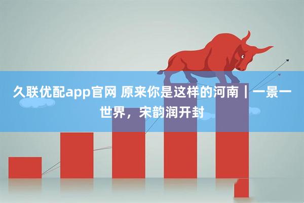 久联优配app官网 原来你是这样的河南|一景一世界,宋韵润开封