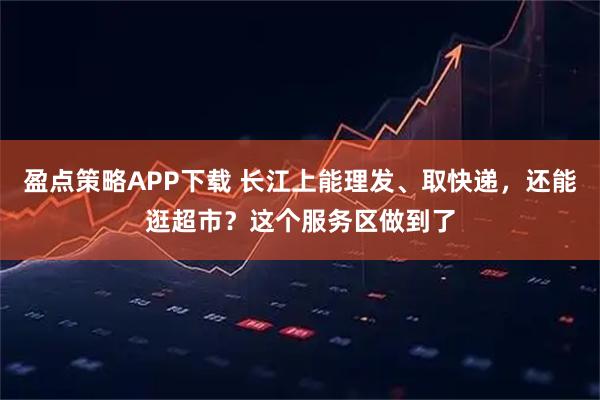 盈点策略APP下载 长江上能理发、取快递，还能逛超市？这个服务区做到了